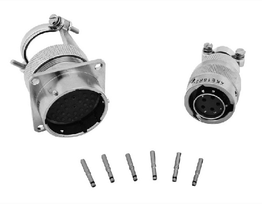 XKE系列圆形小快压接电连接器如何连接应用